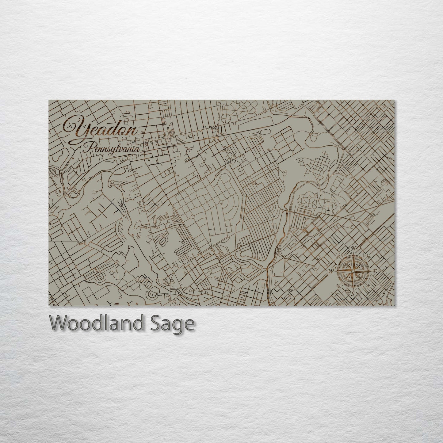 Yeadon, Pennsylvania Street Map