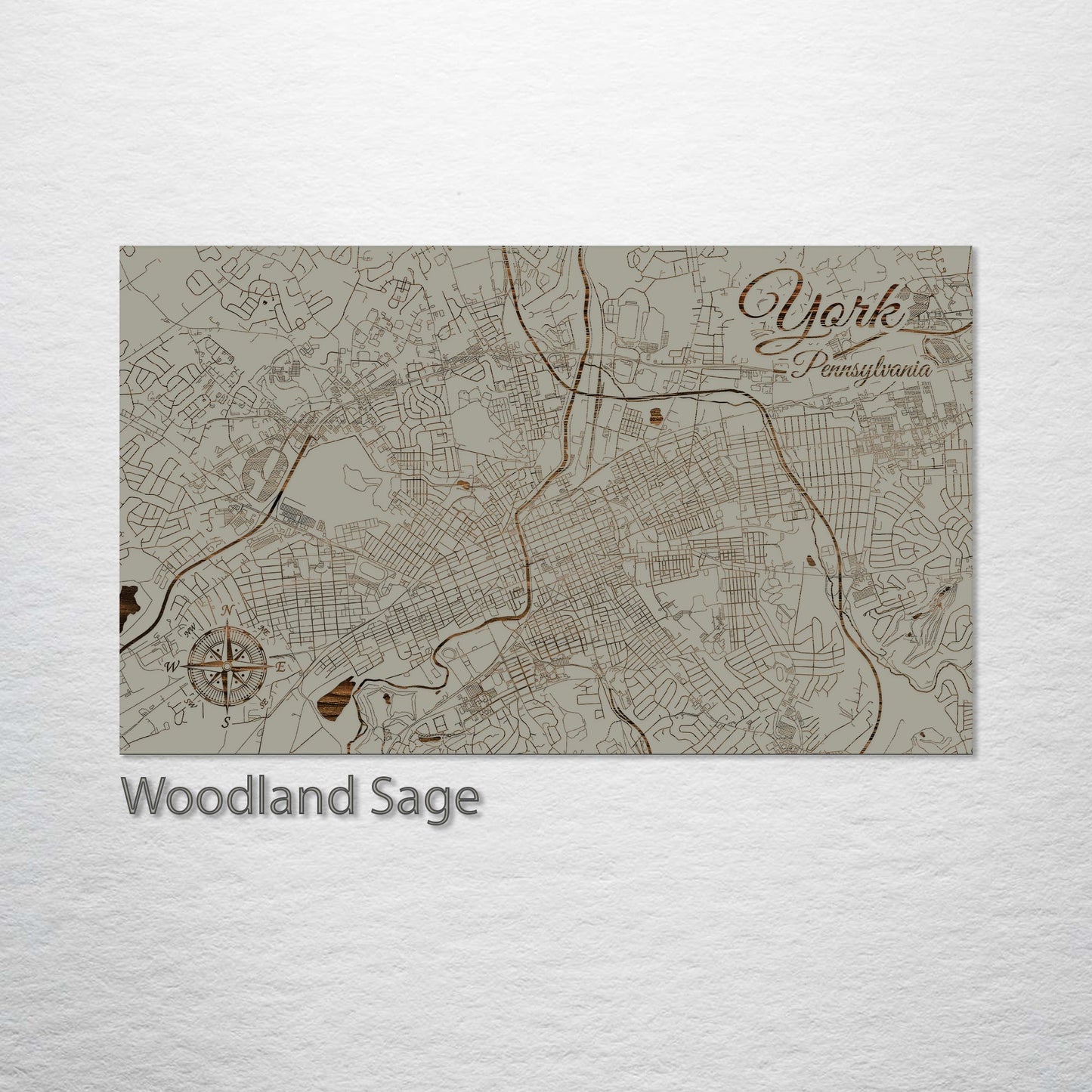 York, Pennsylvania Street Map