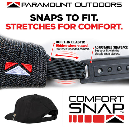 Black Pintail Performance Rope Cap