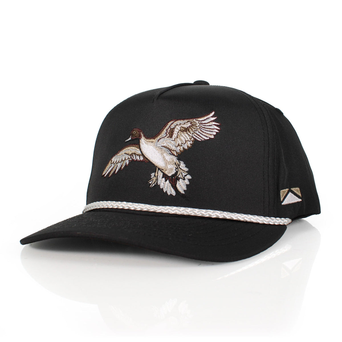 Black Pintail Performance Rope Cap