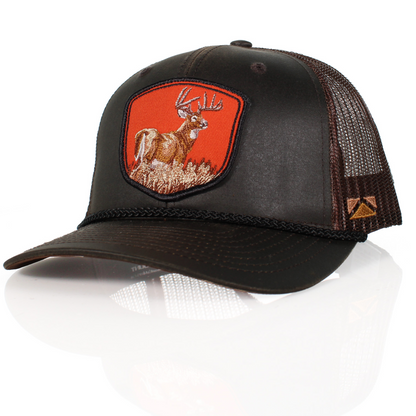 Wax Cloth Deer Patch Cap