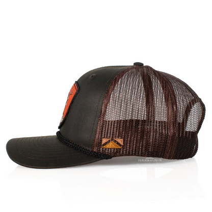 Wax Cloth Deer Patch Cap