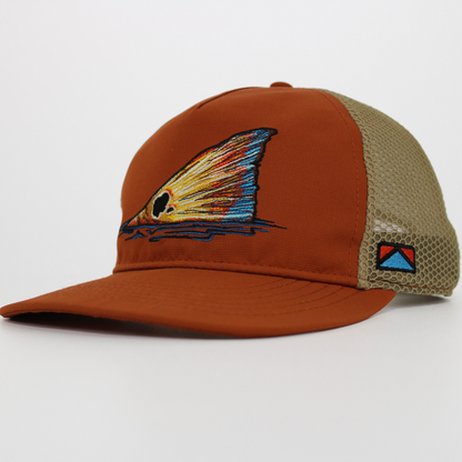 Redfish Tail Mesh Back Performance Hat