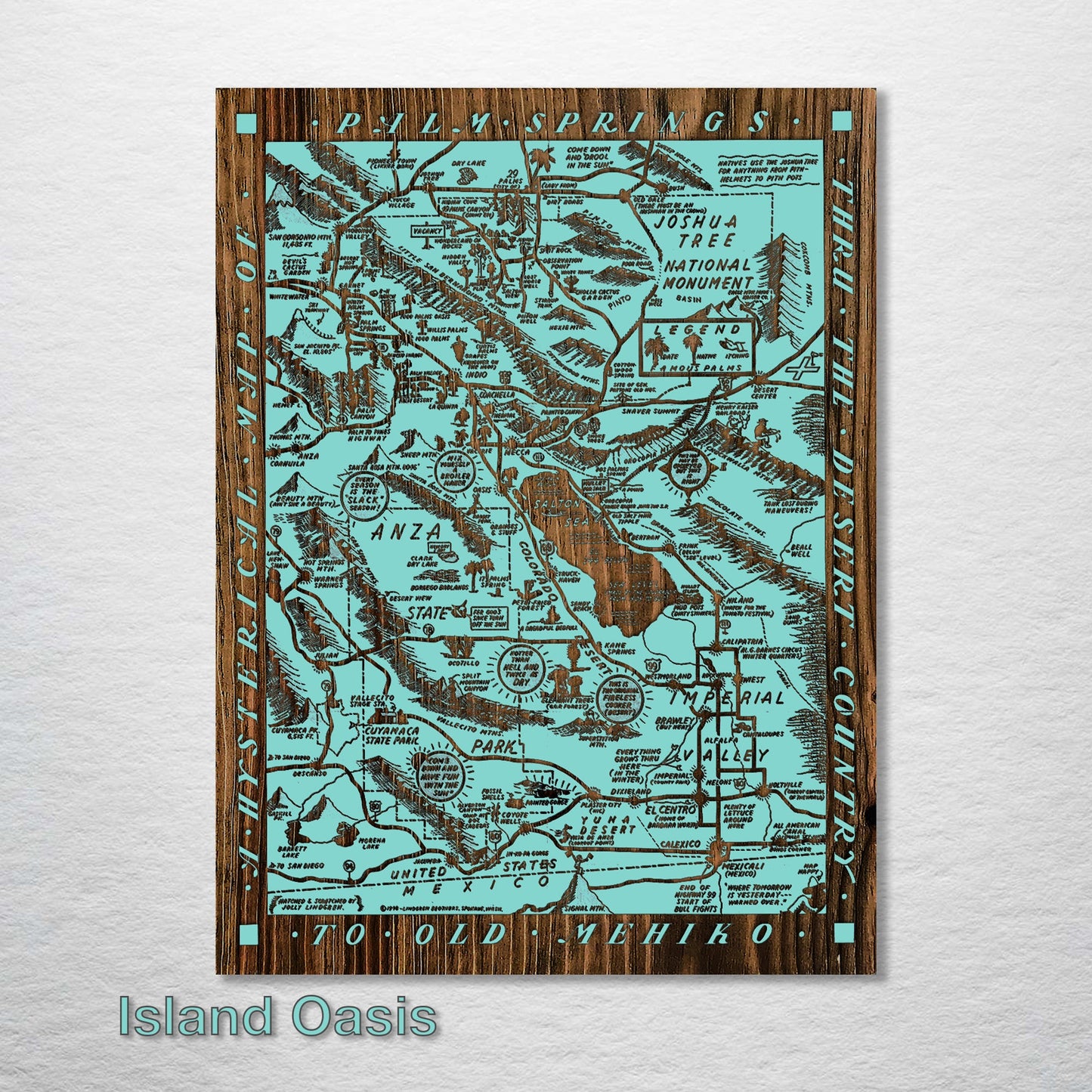 Palm Springs Hysterical Map