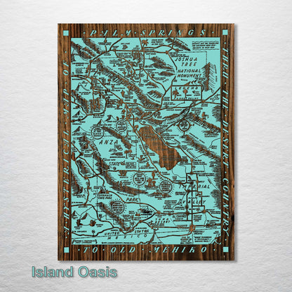 Palm Springs Hysterical Map