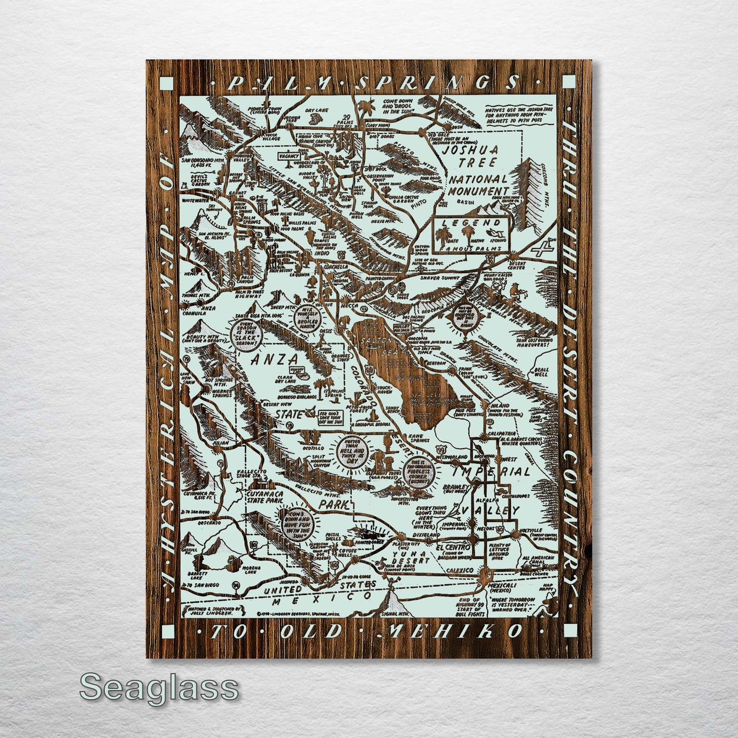 Palm Springs Hysterical Map