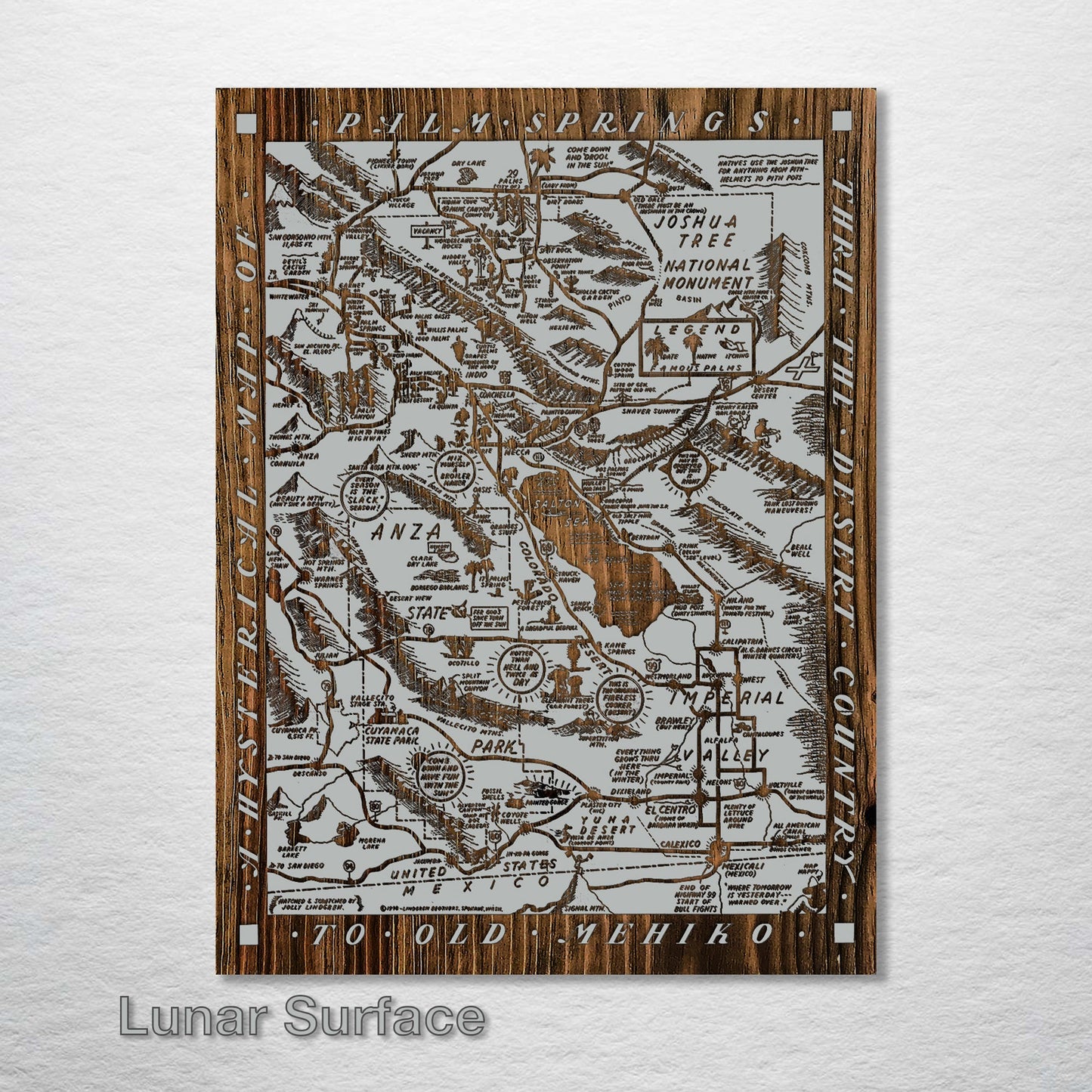 Palm Springs Hysterical Map