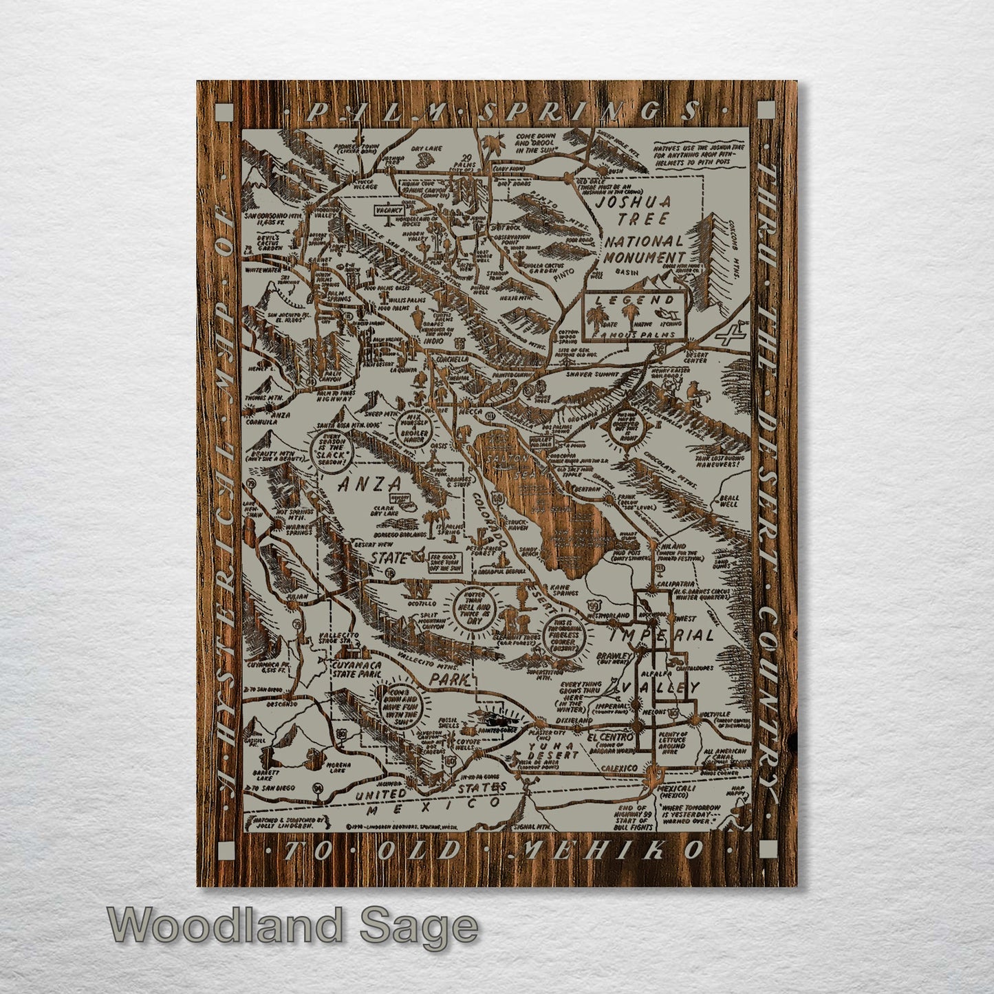 Palm Springs Hysterical Map