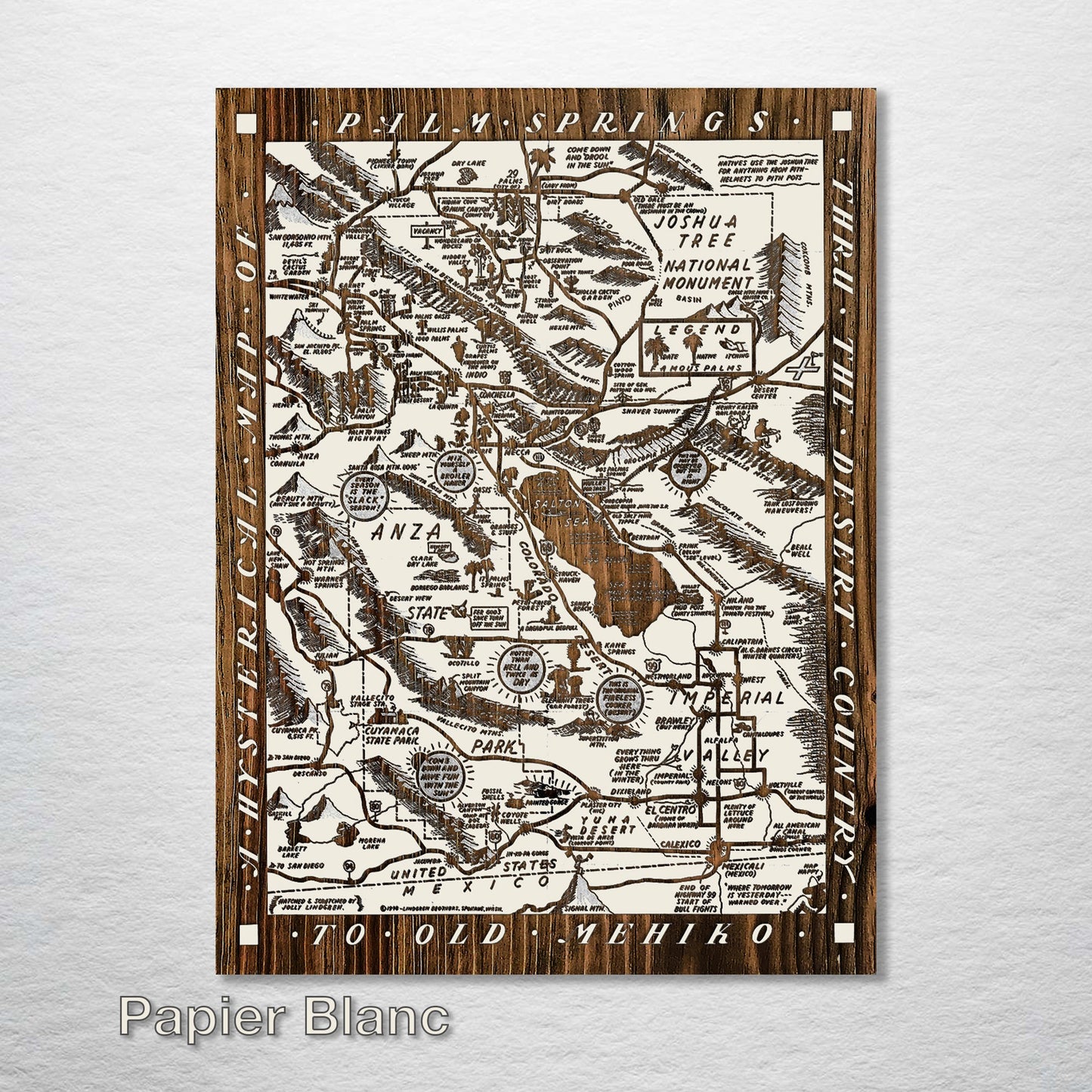 Palm Springs Hysterical Map