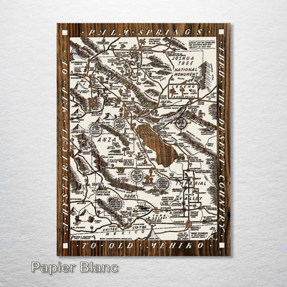 Palm Springs Hysterical Map