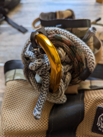 Multi Spool Rope Keeper for Saddle Hunting