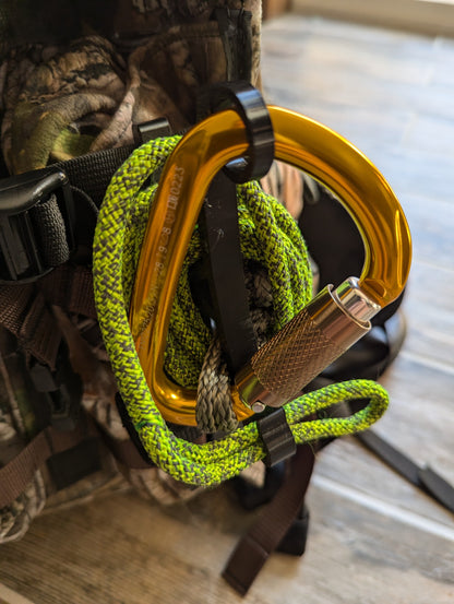 Multi Spool Rope Keeper for Saddle Hunting