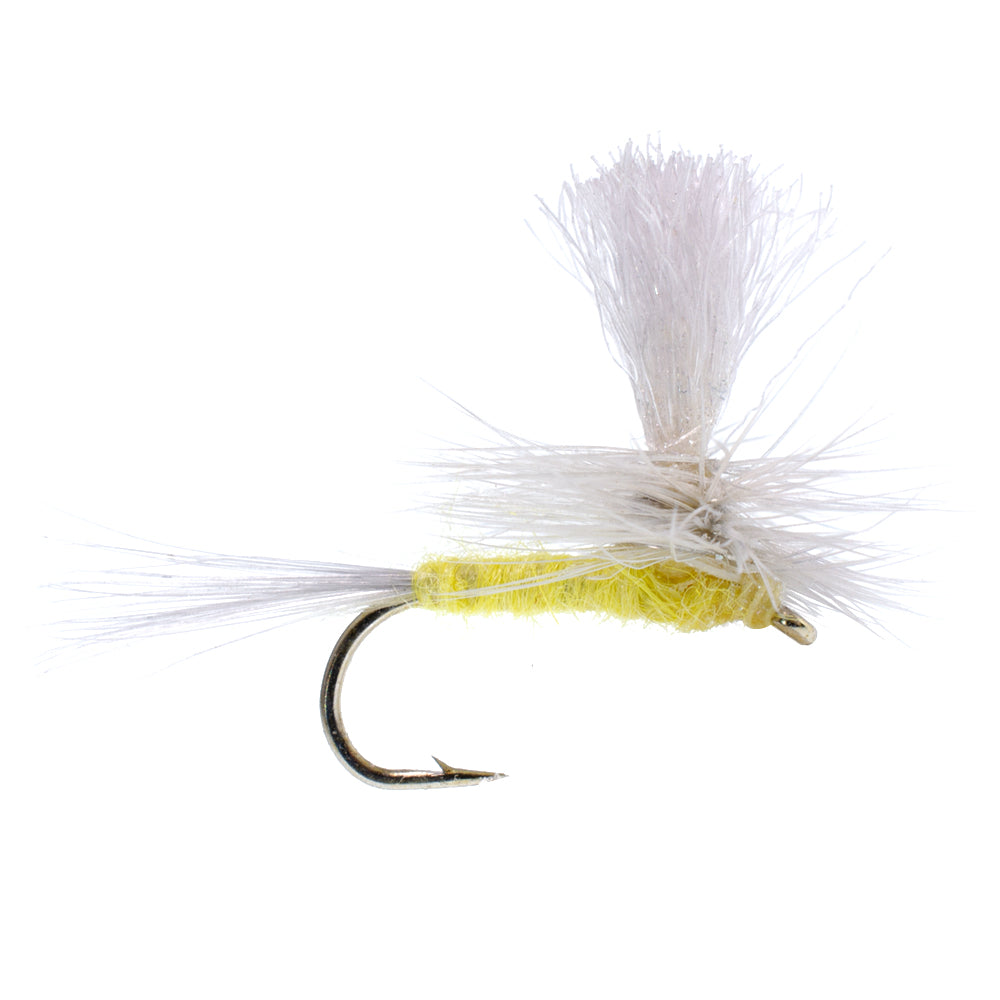 Pale Morning Dun Parachute PMD Classic Dry Fly - 6 Flies Hook Size 20