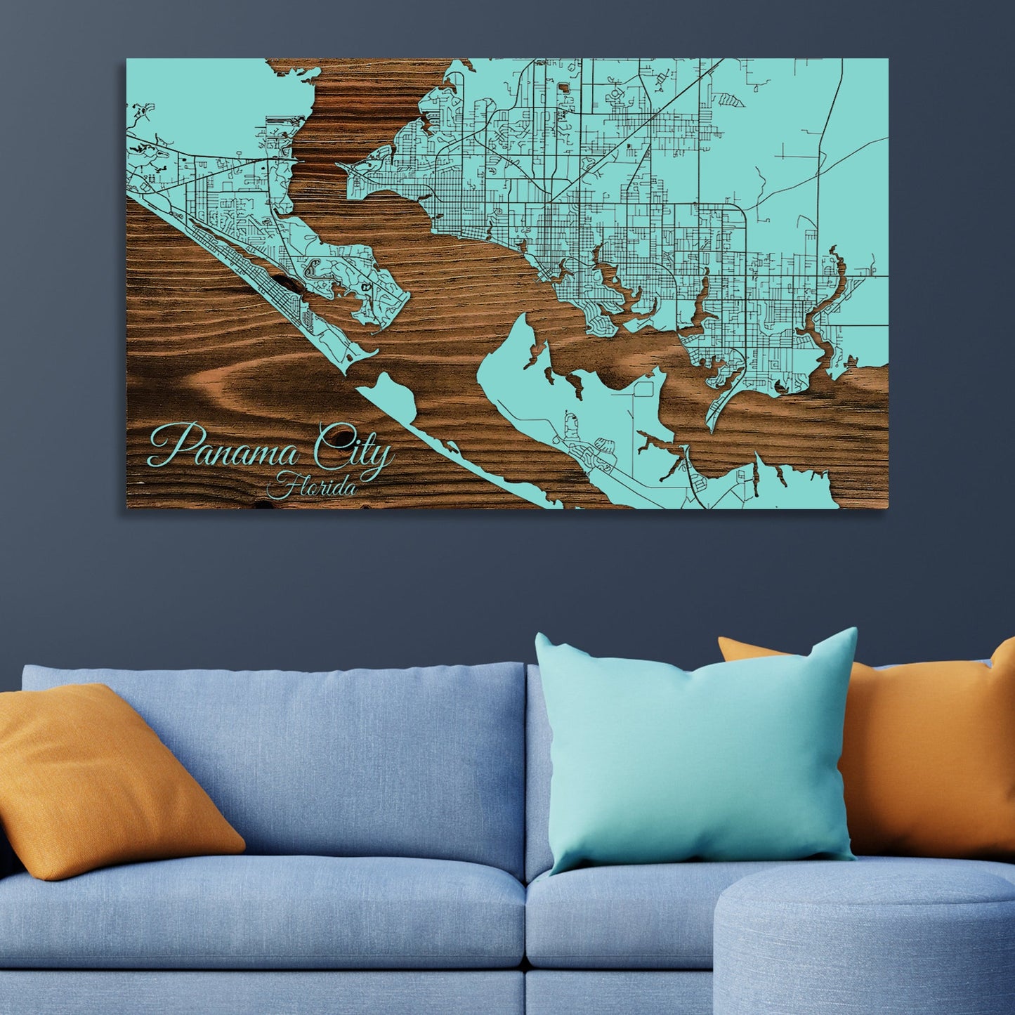 Panama City, Florida Street Map