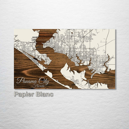 Panama City, Florida Street Map
