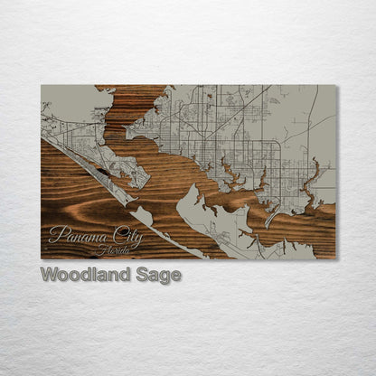 Panama City, Florida Street Map