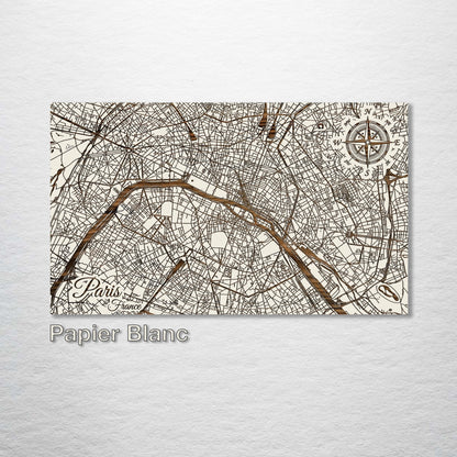 Paris, France Street Map