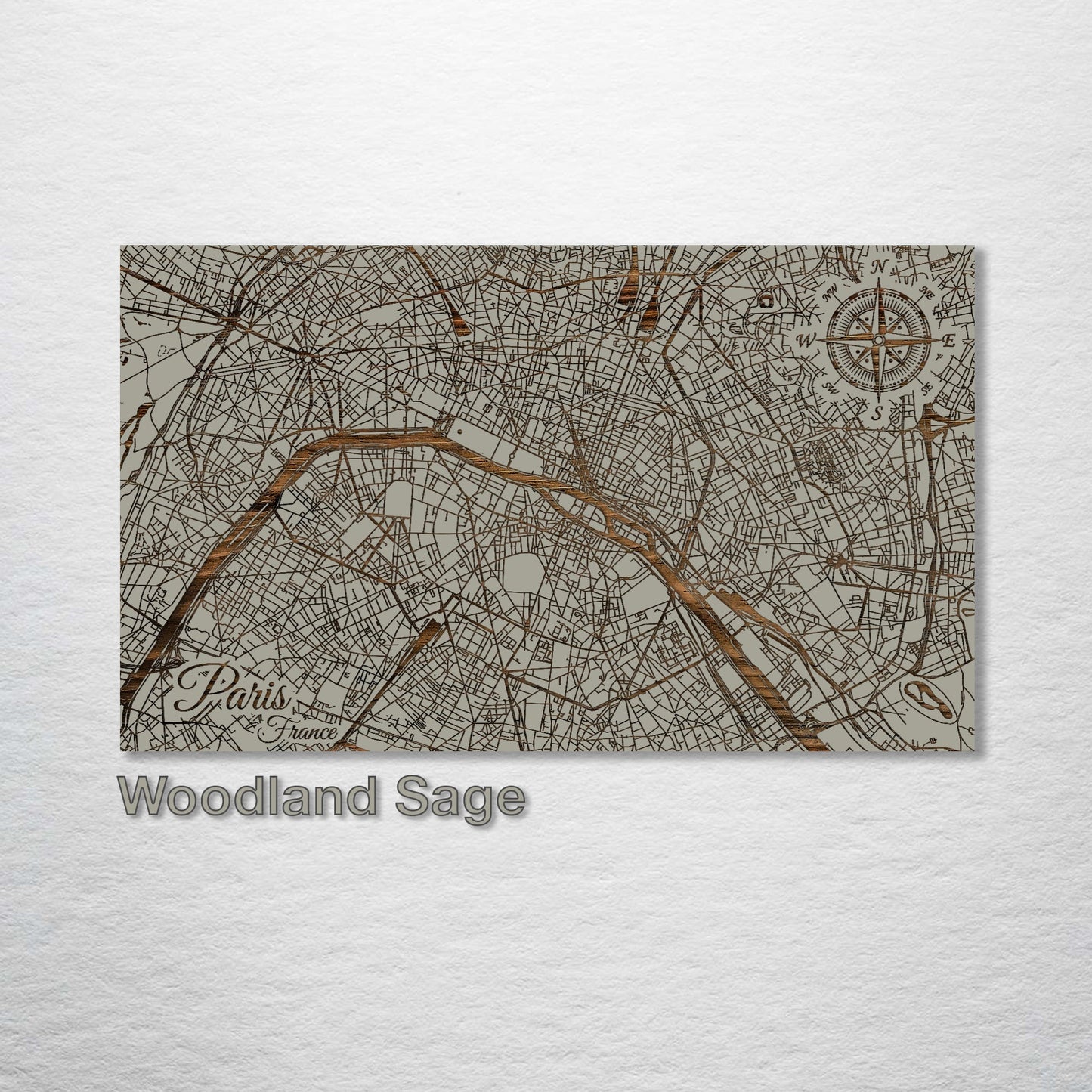 Paris, France Street Map