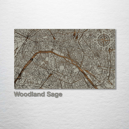 Paris, France Street Map