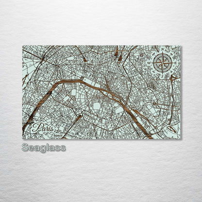 Paris, France Street Map