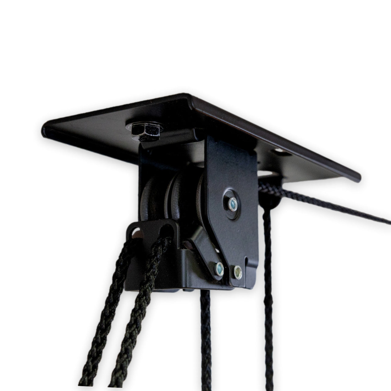 Essential Ladder Garage Ceiling Storage Hoist | Holds up to 150 lbs | 14' Lift