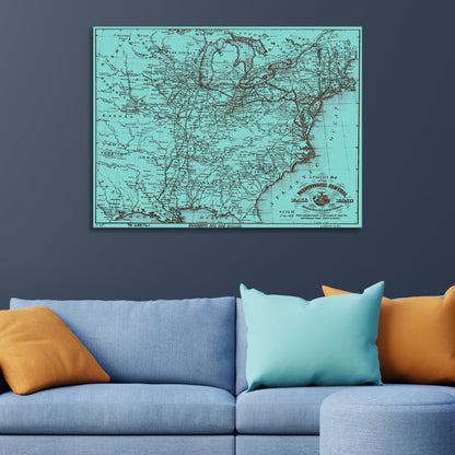 Pennsylvania Central Railroad 1854