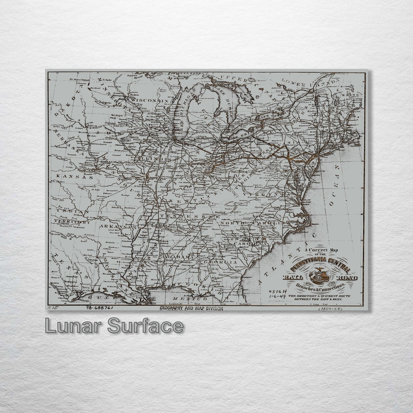 Pennsylvania Central Railroad 1854