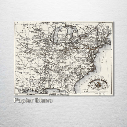 Pennsylvania Central Railroad 1854