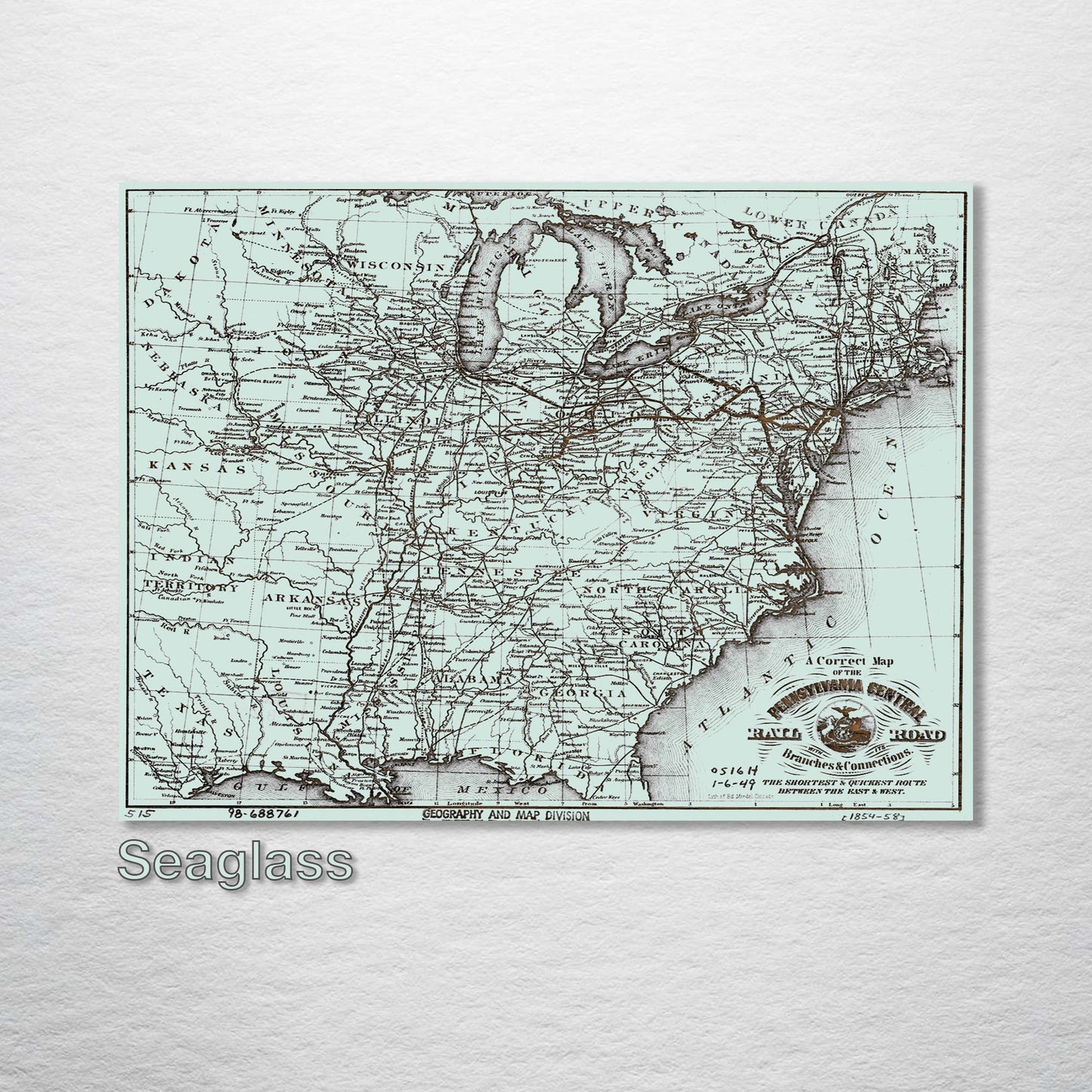 Pennsylvania Central Railroad 1854