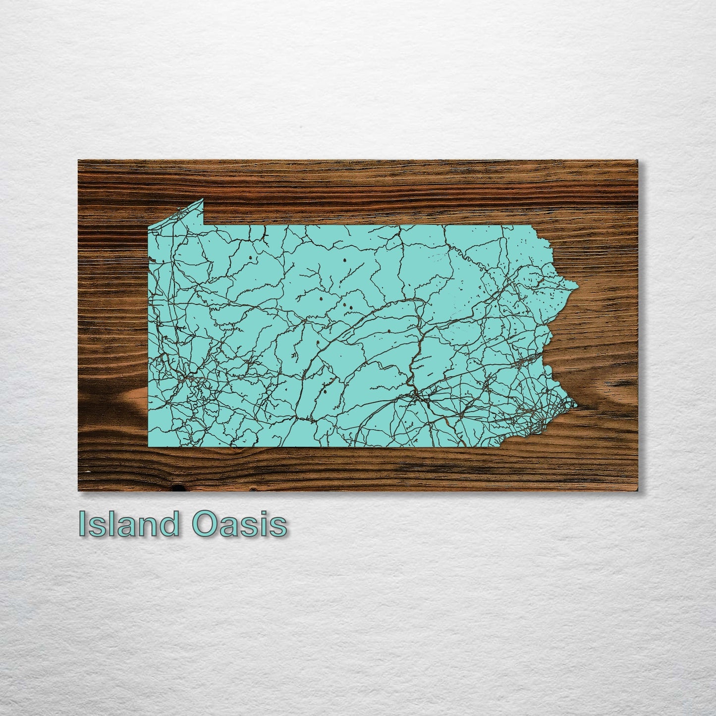 Pennsylvania Isolated Map