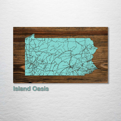 Pennsylvania Isolated Map