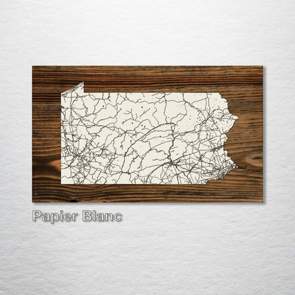 Pennsylvania Isolated Map