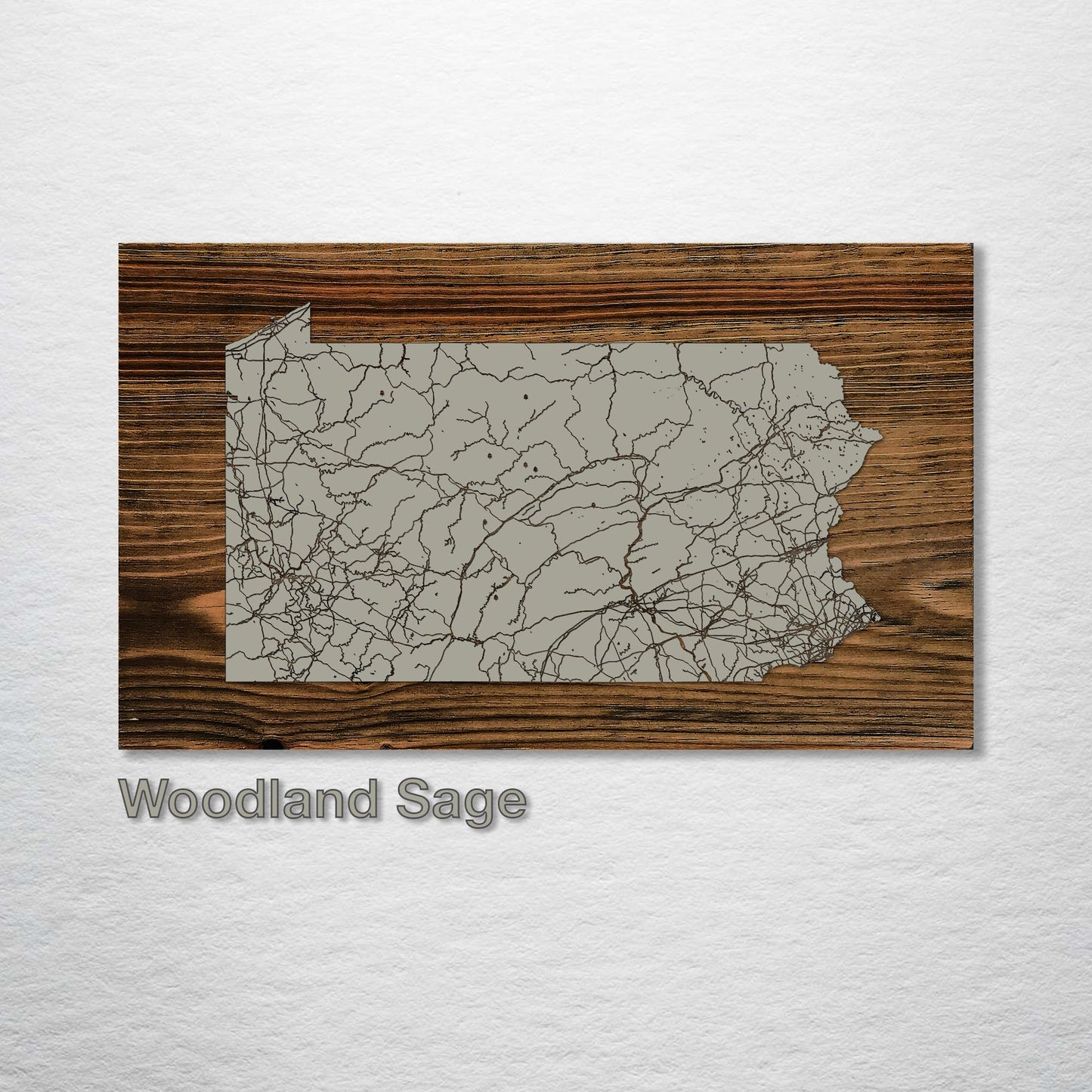 Pennsylvania Isolated Map