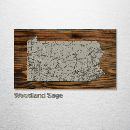 Pennsylvania Isolated Map