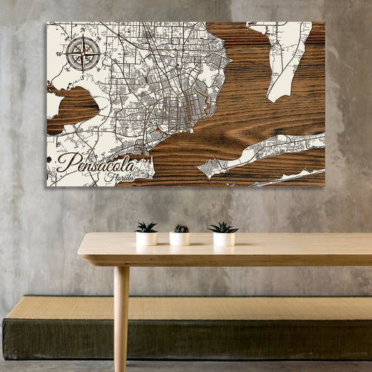 Pensacola, Florida Street Map