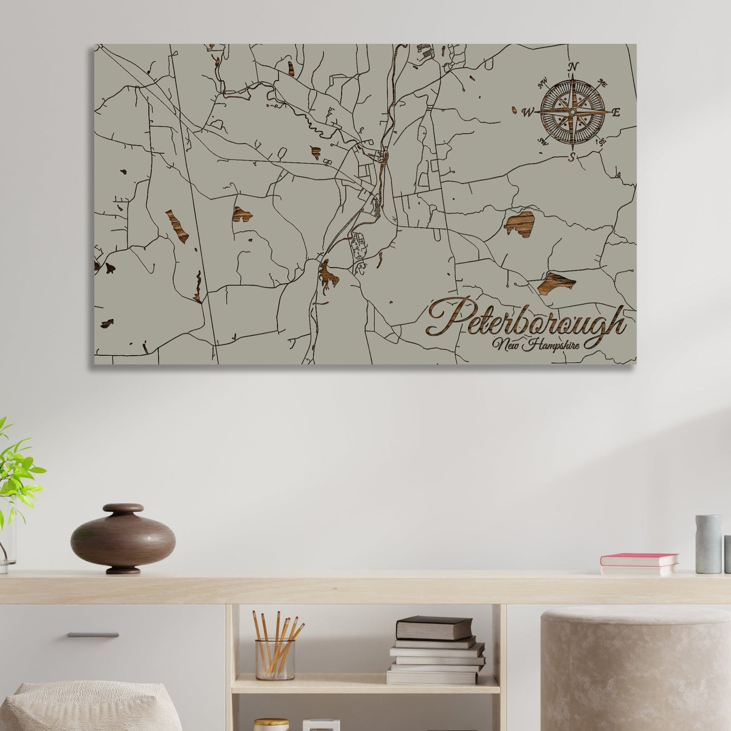 Peterborough, New Hampshire Street Map