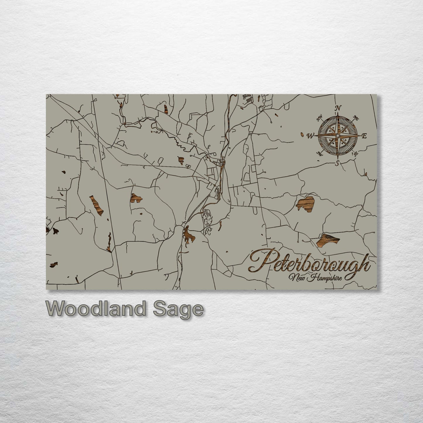 Peterborough, New Hampshire Street Map