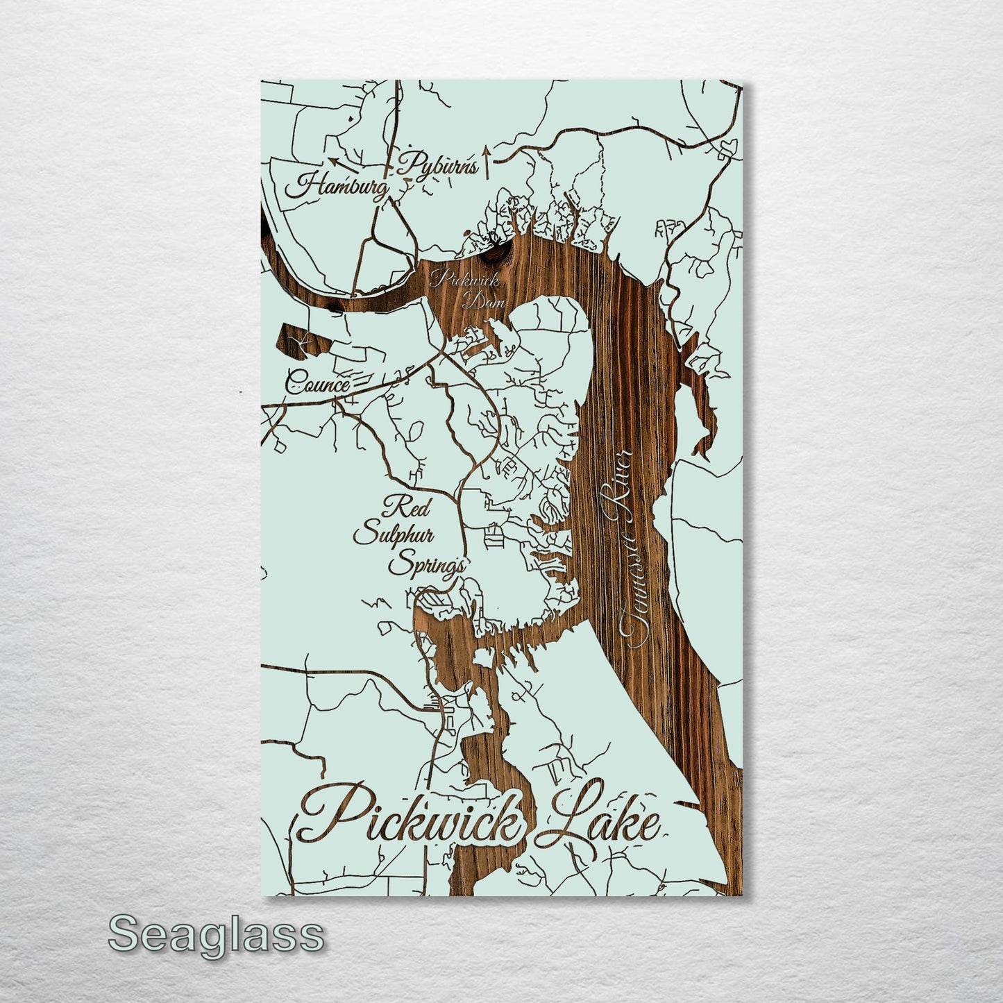 Pickwick Lake, Tennessee Street Map