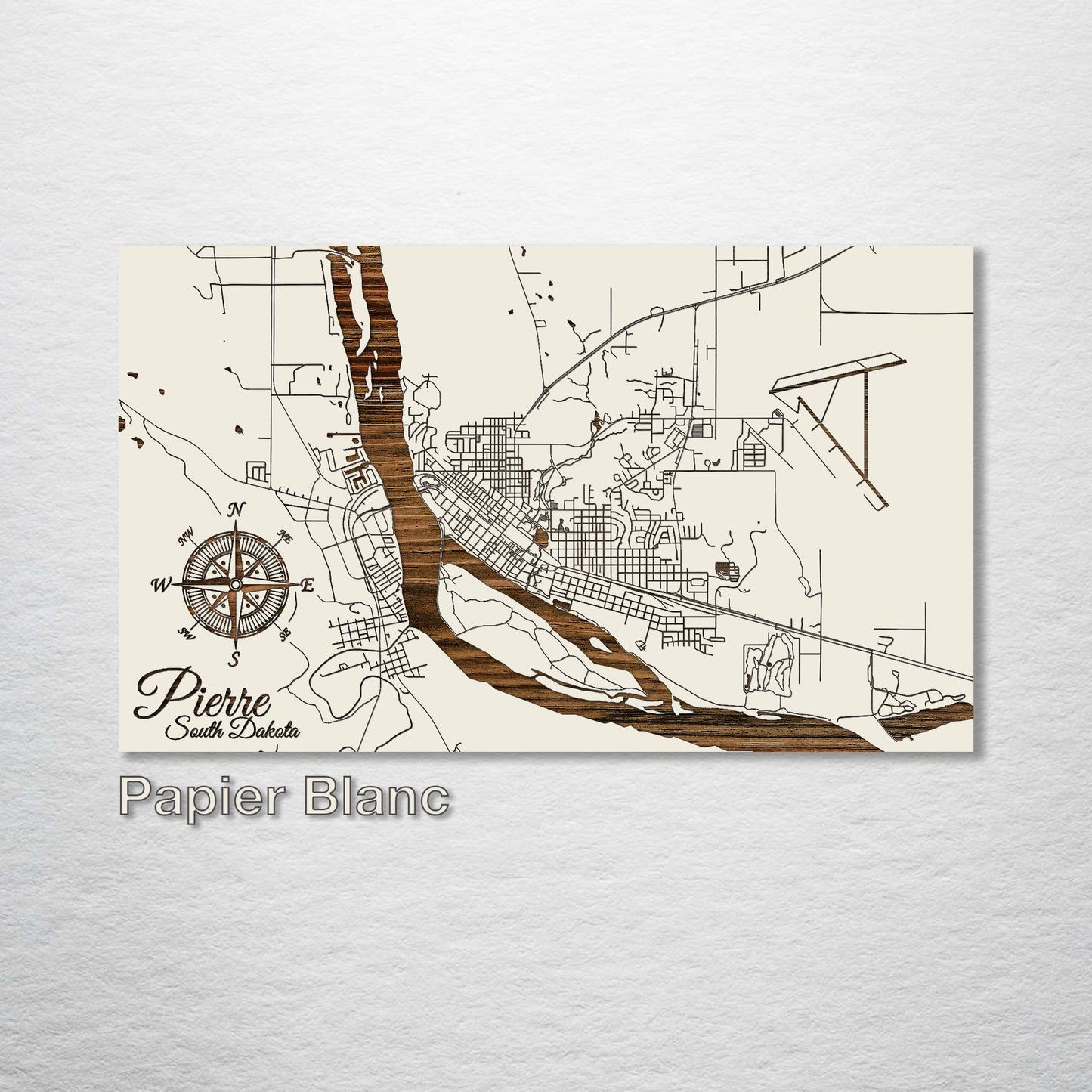 Pierre, South Dakota Street Map