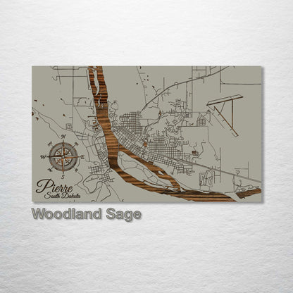 Pierre, South Dakota Street Map