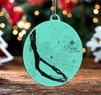Pierre, South Dakota Ornament