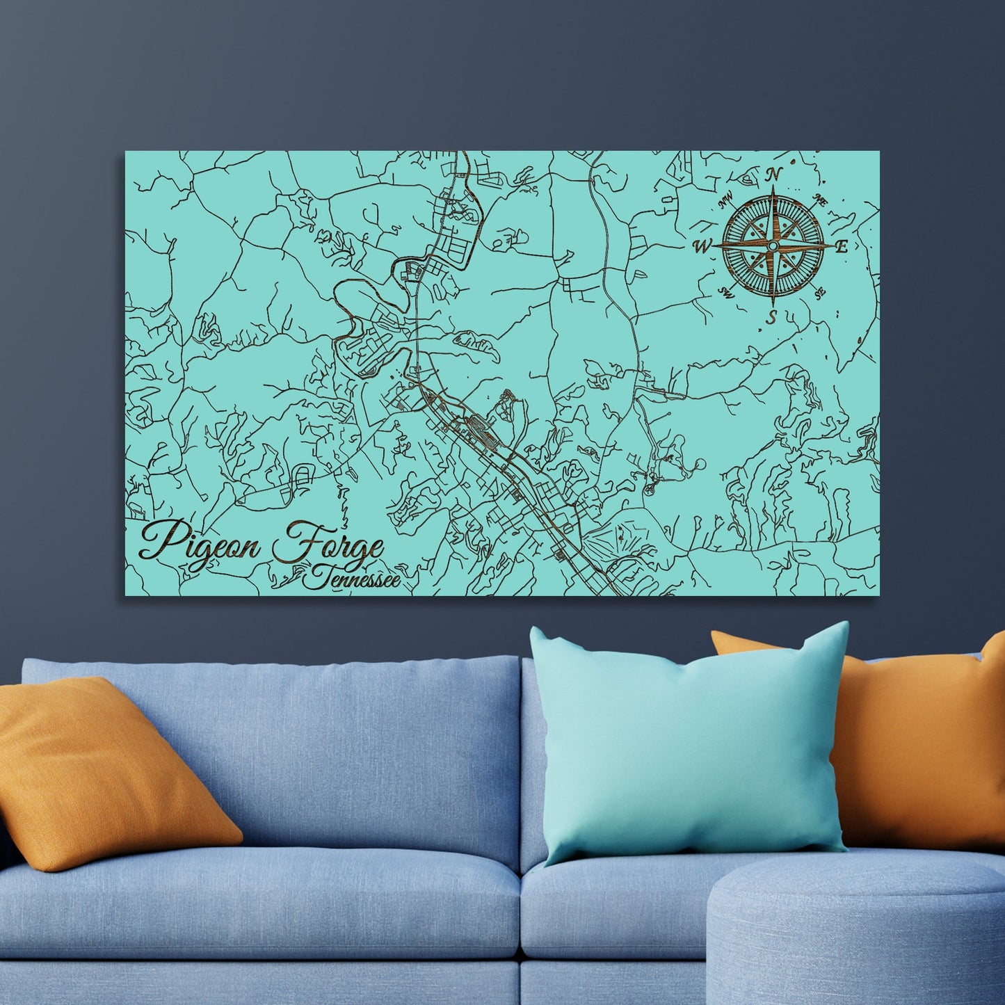 Pigeon Forge, Tennessee Street Map