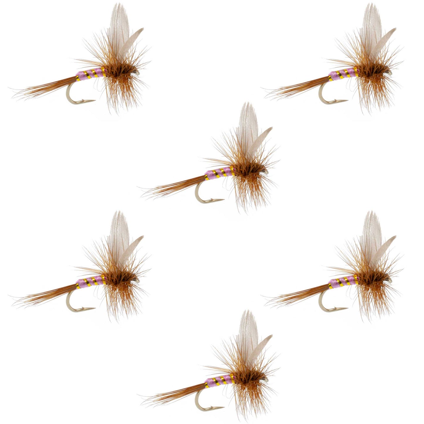 Pink Lady Classic Dry Fly - 6 Flies Size 16