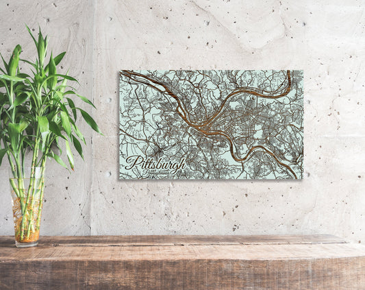 Pittsburgh, Pennsylvania Street Map