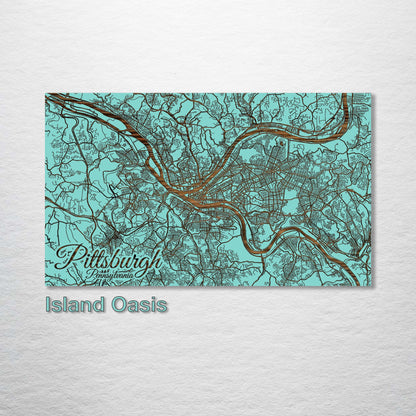 Pittsburgh, Pennsylvania Street Map