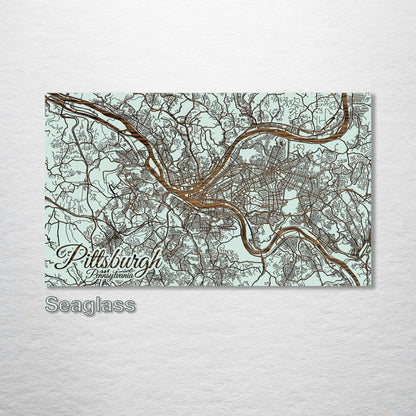 Pittsburgh, Pennsylvania Street Map