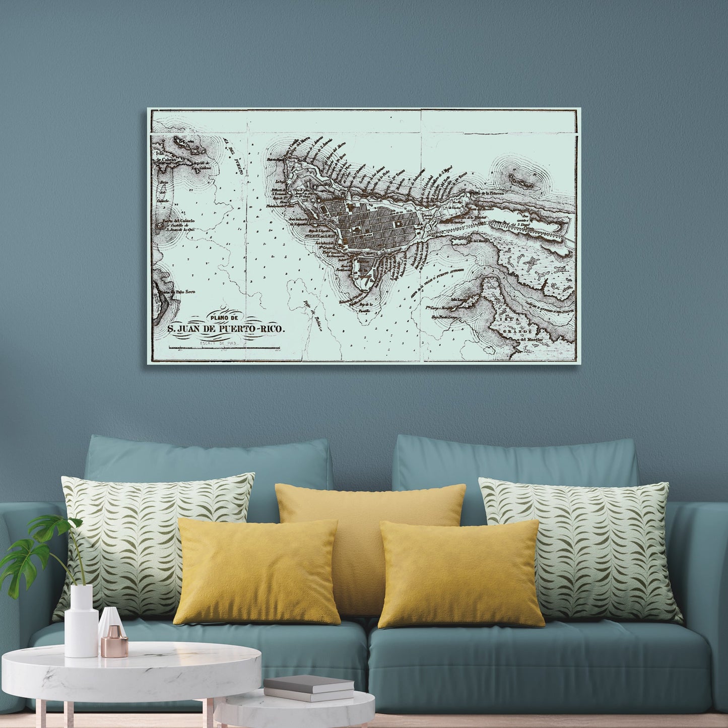 Plano de San Juan Puerto Rico