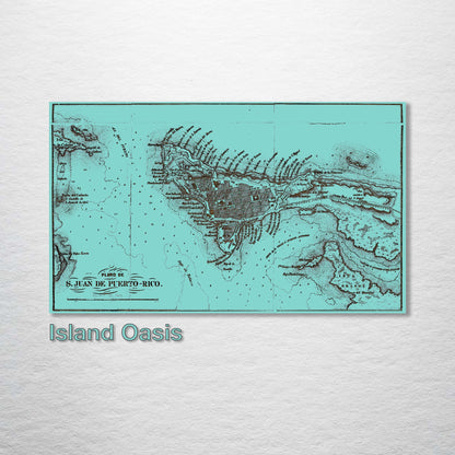 Plano de San Juan Puerto Rico