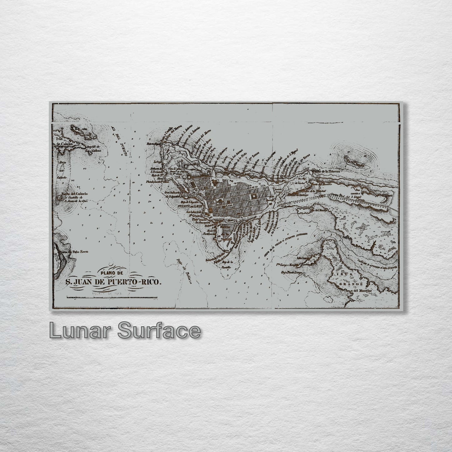 Plano de San Juan Puerto Rico