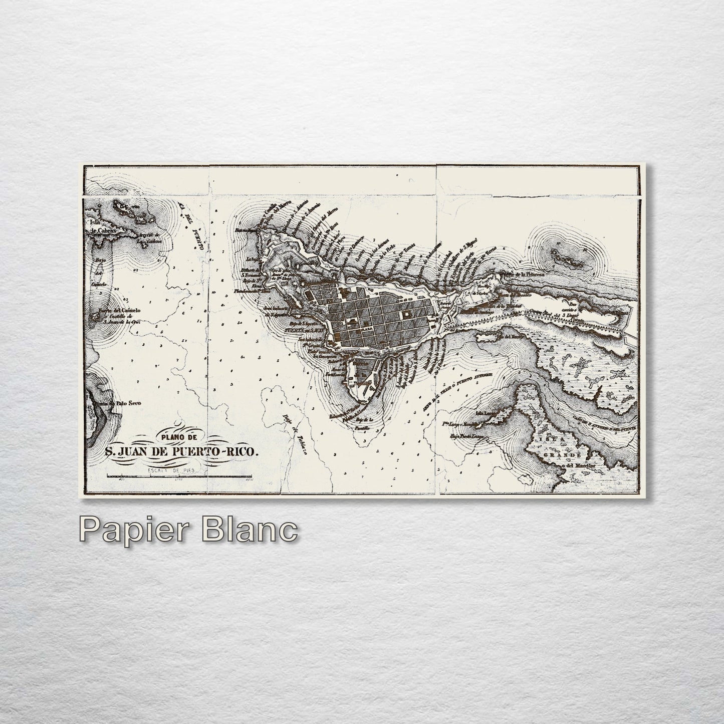 Plano de San Juan Puerto Rico